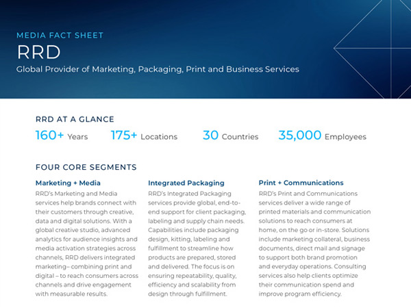 RRD Media Fact Sheet