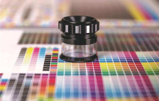 prepress color proof sheet